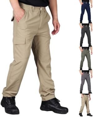 Work Cargo Pants for Men Baggy Slim Fit Waterproof Lightweig... Work Cargo Pants for Men Baggy Slim Fit Waterproof Lightweig...