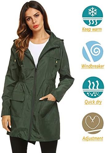 Lomon Women Waterproof Lightweight Rain Jacket Active Outdoo...