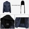 Tagoo Faux Leather Jacket Women Motorcycle Coat for Biker wi...