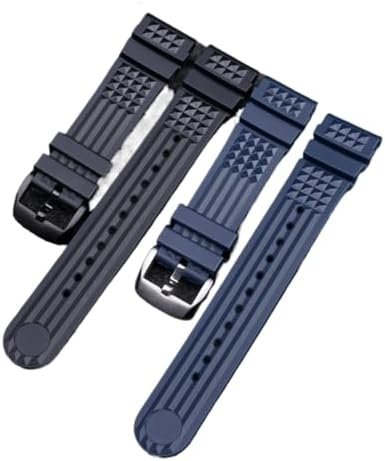 Silicone Watch Strap Sport Diving Rubber Longer Men‘s Wrist ...