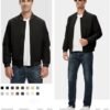 TBMPOY Men's Lightweight Bomber Jackets Light Track Jackets ...