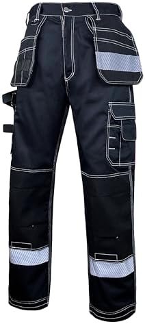 Notus Men's Work Utility & Safety Pants Reinforced Cordura K...