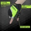 HLDD HANDLANDY Fingerless Work Gloves, Utility Working Glove...