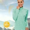 LURANEE Womens UPF 50+ Long Sleeve 1/4 Zip Pullover Athletic...