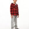 ZENTHACE Boys Sherpa Lined Full Zip Flannel Plaid Shirt Jack...