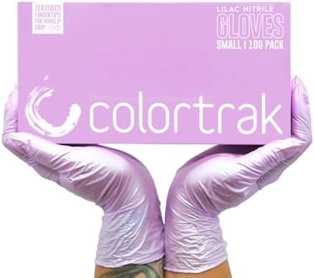 Colortrak Luminous Collection Disposable Nitrile Gloves, Lil...