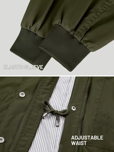 PITINAN Rain Jackets For Women Waterproof Rain Coats with Ho...