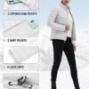 Pioneer Camp Women's Packable Puffer Jacket Winter Lightweig...