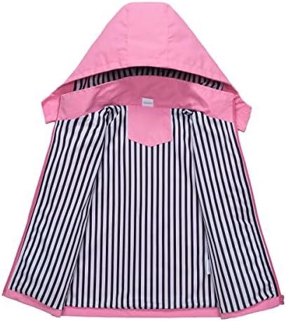 Waterproof Hooded Jacket for Boys Girls,Kids Raincoats Outdo...