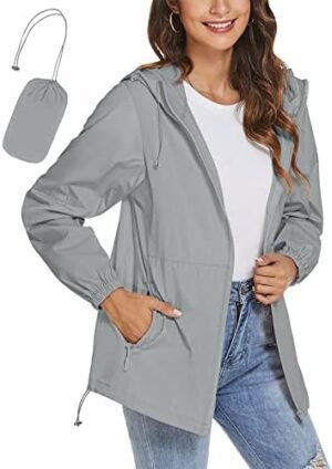 TCOT Womens Rain Jackets Waterproof Windbreaker Jackets ligh... TCOT Womens Rain Jackets Waterproof Windbreaker Jackets ligh...