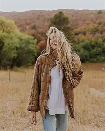 ETCYY Women's Causal Lightweight Quilted Jackets Long Sleeve...