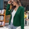 GRACE KARIN Women Sweater Blazer Casual Work Croppped Cardig...