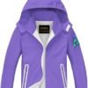 WICKHAM Boys Girls Waterproof Rain Jacket Detachable Hood Li...