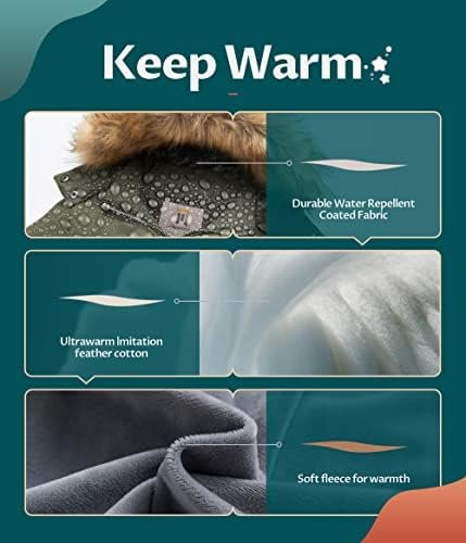 CREATMO US Girl's Kids Metallic Shiny Jacket with Detachable...