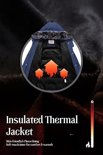 Chrisuno Girl's Long Parka Warm Winter Coat Water Resistant ...