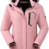 Waterproof Warm Winter Snow Coat for Women Ski Jacket for Sn...