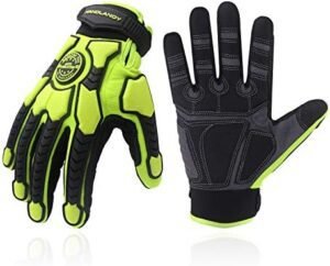 HLDD HANDLANDY Heavy Duty Work Gloves, SBR Padding, TPR Prot... HLDD HANDLANDY Heavy Duty Work Gloves, SBR Padding, TPR Prot...
