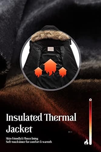 Chrisuno Girl's Water Resistant Winter Coats Warm Fleece Lin...