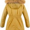 CREATMO US Girl's Long Winter Warm Parka Sherpa Trimmed Coll...