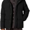 Amazon Essentials Men's Mid-Length Hooded Puffer Coat (Avail...