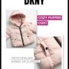 DKNY Infant Toddler Baby Girls' Winter Jacket - Fleece Lined...