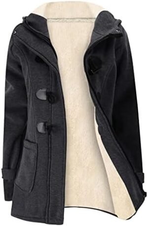 Gihuo Winter Jackets for Women Sherpa Lined Jacket Women Duf... Gihuo Winter Jackets for Women Sherpa Lined Jacket Women Duf...