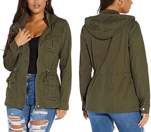 JTNFairy Casual Jackets for Women Long Sleeve Zipper Classic...