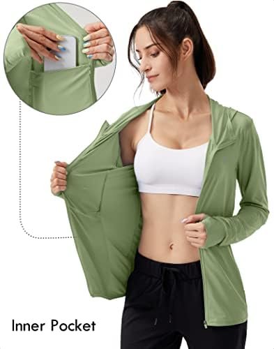 Soothfeel Women's UPF 50+ Sun Protection Hoodie Jacket Light...