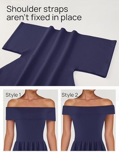 MEROKEETY Women's Summer Off Shoulder Mini Dresses 2025 Ruff...