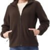 GIMECEN Women's Full Zip Polar Soft Fleece Jacket Warm Winte...