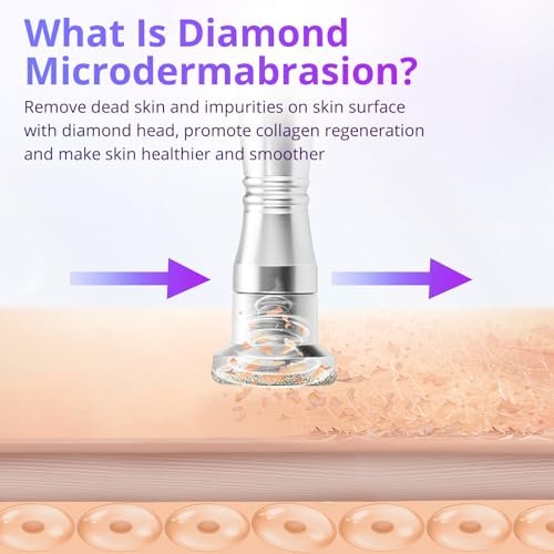 Diamond Microdermabrasion Machine Professional, 3 in 1 Derma...