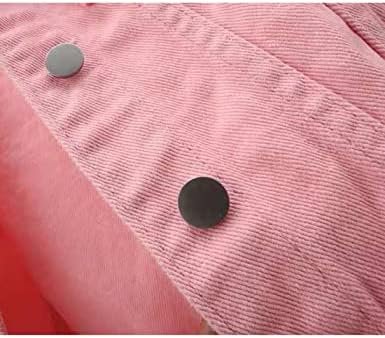 Unilexi Women's 3/4 Sleeve Colored Cropped Denim Jacket Ligh...