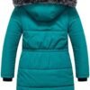 Chrisuno Girl's Long Parka Warm Winter Coat Water Resistant ...