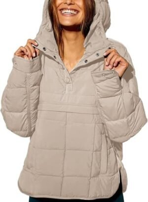 Womens's Lightweight Down Coat Long Sleeve Button Quilted Pu... Womens's Lightweight Down Coat Long Sleeve Button Quilted Pu...