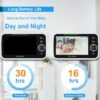 HelloBaby Upgrade Baby Monitor, 5'' Screen with 30-Hour Batt...