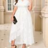 Plus Size Dresses Wedding Guest - Formal Cocktail Party Lace...
