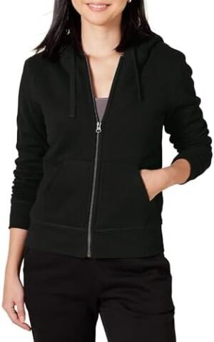 Amazon Essentials Women's Sherpa-Lined Fleece Full-Zip Hoode... Amazon Essentials Women's Sherpa-Lined Fleece Full-Zip Hoode...