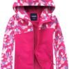 M2C Boys Girls Hooded Color Block Waterproof Fleece Lined Wi...