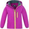 M2C Boys Girls Hooded Windbreaker Fleece Lined Softshell Jac...