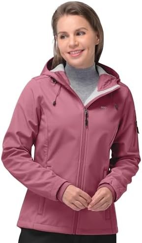 33,000ft Women's Softshell Jacket, Fleece Lined Warm Jacket ... 33,000ft Women's Softshell Jacket, Fleece Lined Warm Jacket ...