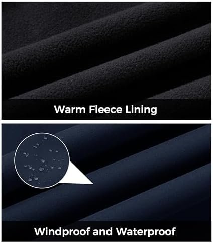 wantdo Women's Softshell Jacket Hooded Fleece Lined Waterpro...