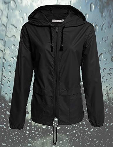 Avoogue Raincoat Women Lightweight Waterproof Rain Jackets P...