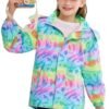 MGEOY Boys Girls Rain Jacket Lightweight Waterproof Hooded F...