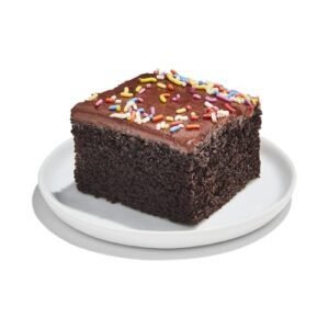 WHOLE FOODS MARKET Chocolate Sprinkle Celebration Cake Slice WHOLE FOODS MARKET Chocolate Sprinkle Celebration Cake Slice