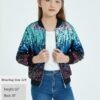 EXARUS Girls Sparkle Sequin Jacket with Pockets Glitter Ligh...