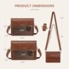 LOVEVOOK Crossbody Bags for Women,Vintage Leather Cross Body...
