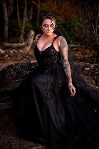 YMSHA V Neck Tulle Prom Dresses 2025 Long Sparkly Lace Forma...