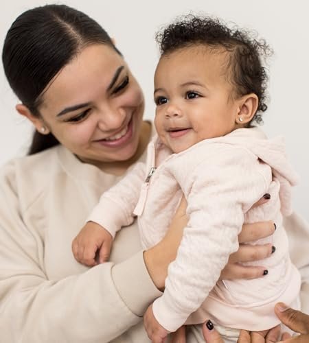 Burt's Bees Baby Unisex Baby Organic Cotton Zip-Up Hooded Ja...