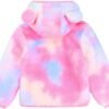JESKIDS Toddler Girls Boys Fleece Hoody Jacket Zip Up Teddy ...