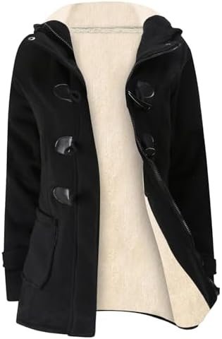 Gihuo Winter Jackets for Women Sherpa Lined Jacket Women Duf...